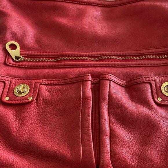 Marc Jacobs Red Safron hobo Bag EUC - Picture 14 of 14